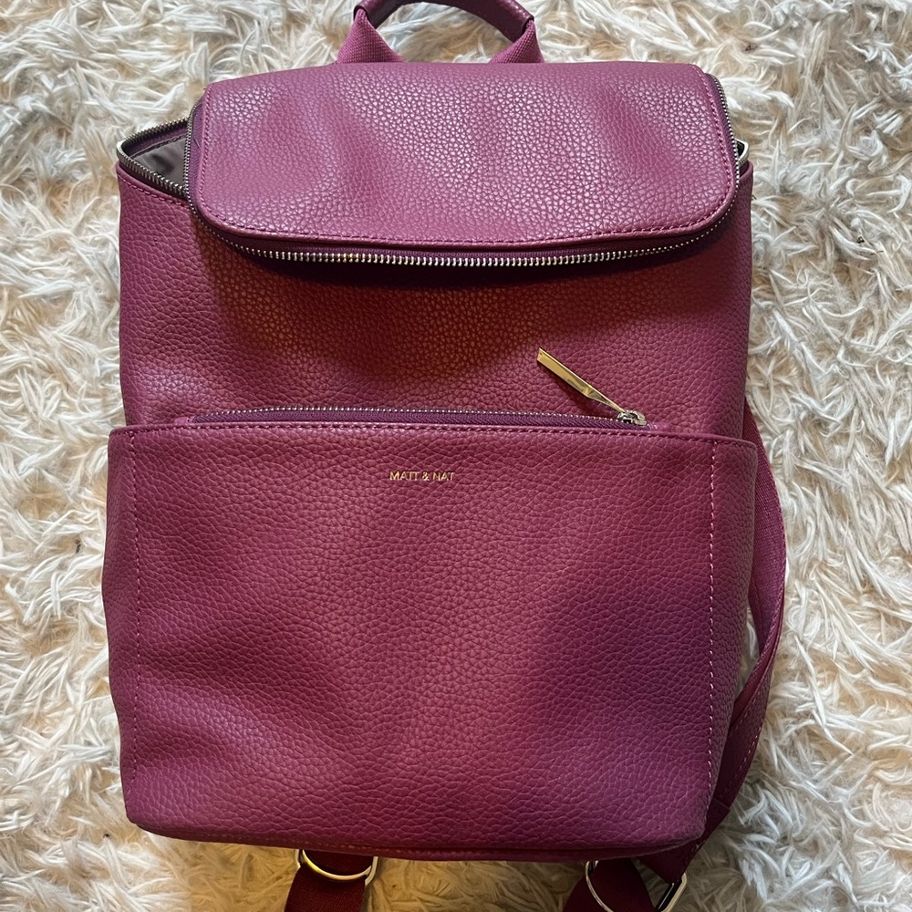 MATT & NAT BRAVE VEGAN BACKPACK - PURITY - Picture 4 of 8
